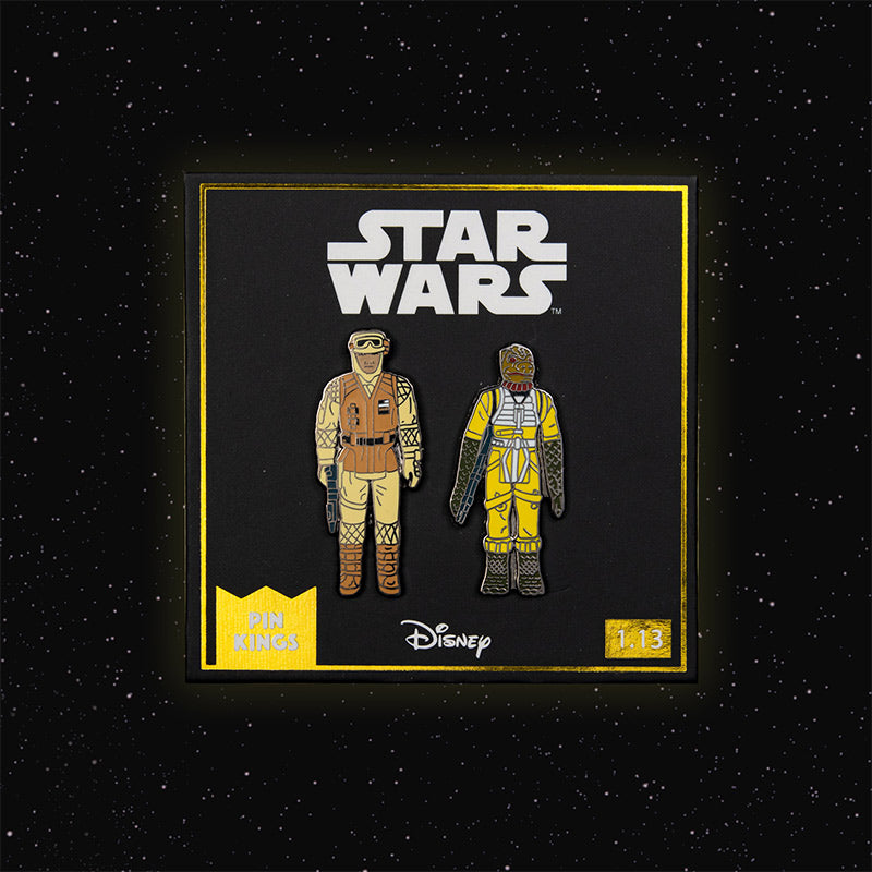 Star Wars Pin-Set 1.13 – Bossk und Rebellensoldat (Hoth Kampfausrüstung)