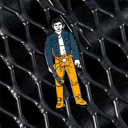 Star Wars Anstecknadel-Set 1.18 – Han Solo (Bespin-Outfit) und Lobot