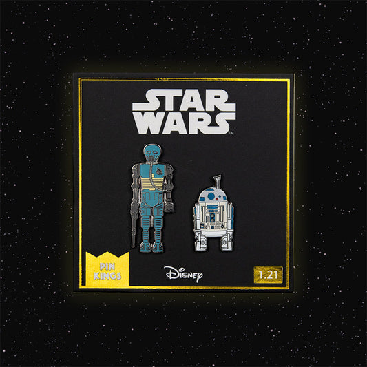 Star Wars Anstecknadel-Set 1.21 – 2-1B und R2 D2 (mit Sensorscope)