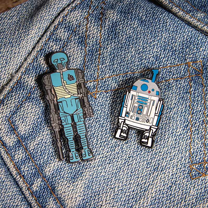 Star Wars Pin Set 1.21 – 2-1B and R2-D2 (with Sensorscope)