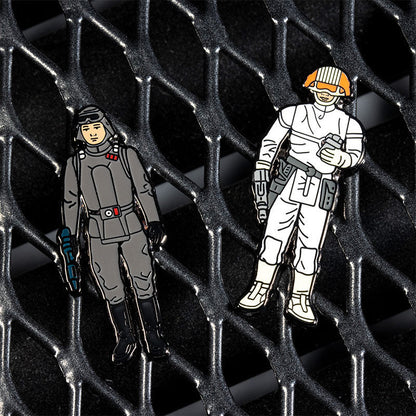Star Wars Pin-Set 1.23 – AT-AT Commander und Cloud Car Pilot