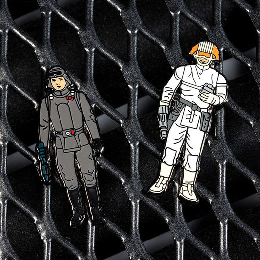 Star Wars Pin-Set 1.23 – AT-AT Commander und Cloud Car Pilot