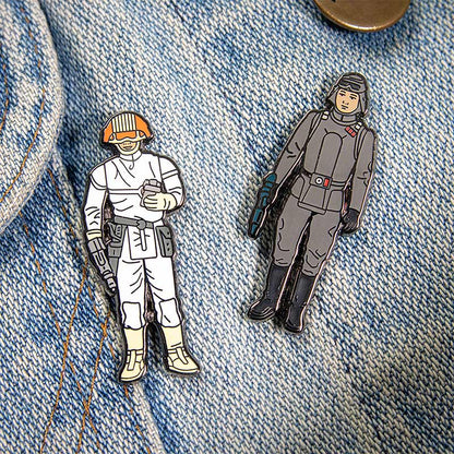 Star Wars Pin-Set 1.23 – AT-AT Commander und Cloud Car Pilot
