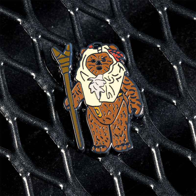 Star Wars Pin-Set 1.41 – Paploo und Luke Skywalker (im Kampfponcho)