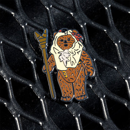 Star Wars Pin-Set 1.41 – Paploo und Luke Skywalker (im Kampfponcho)