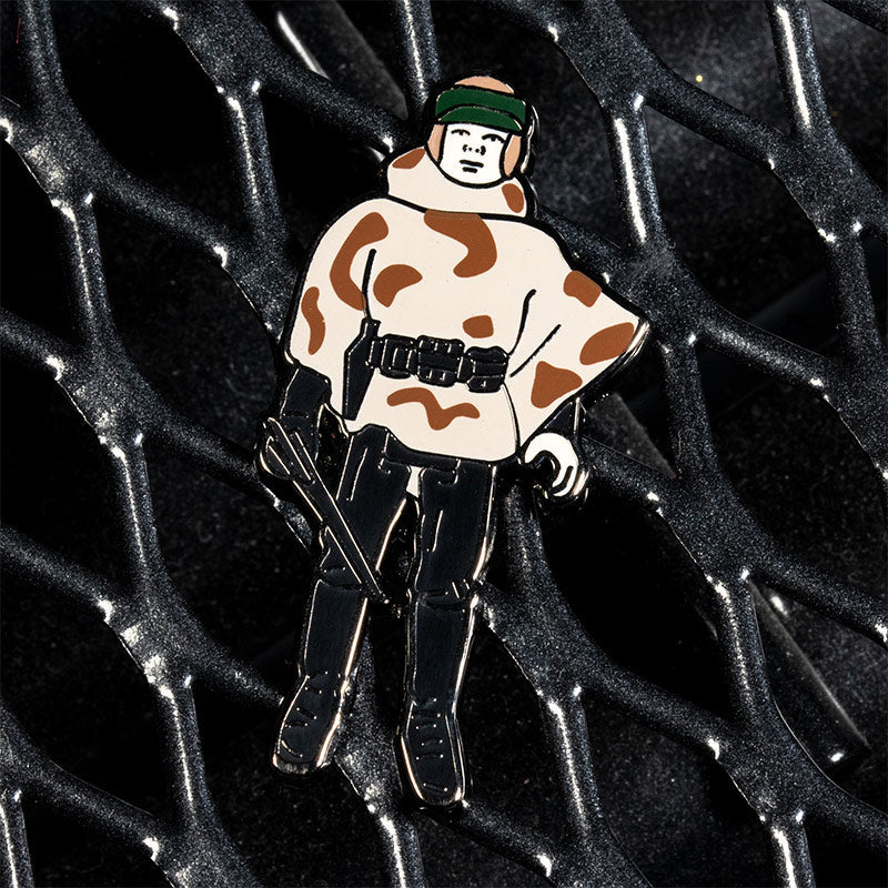 Star Wars Pin-Set 1.41 – Paploo und Luke Skywalker (im Kampfponcho)