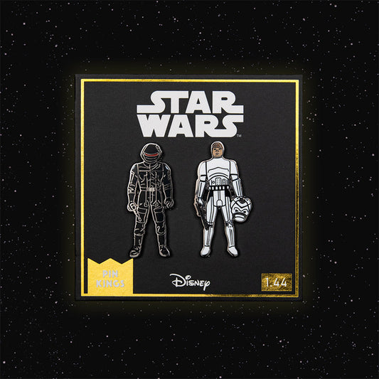Pin-Set Star Wars 1.44 – Imperial Gunner und Luke Skywalker (Imperiale Sturmtruppen-Uniform)