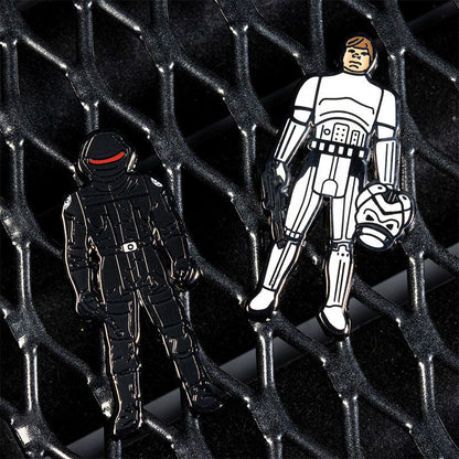 Pin-Set Star Wars 1.44 – Imperial Gunner und Luke Skywalker (Imperiale Sturmtruppen-Uniform)