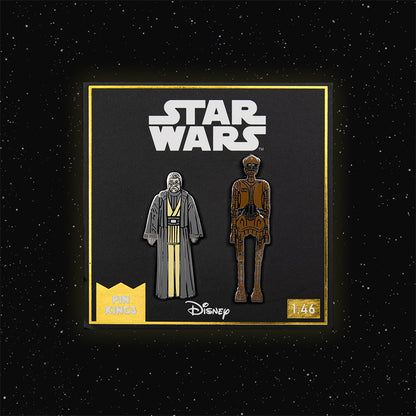 Pin-Set Star Wars 1.46 – Alter Anakin Skywalker und EV-9D9