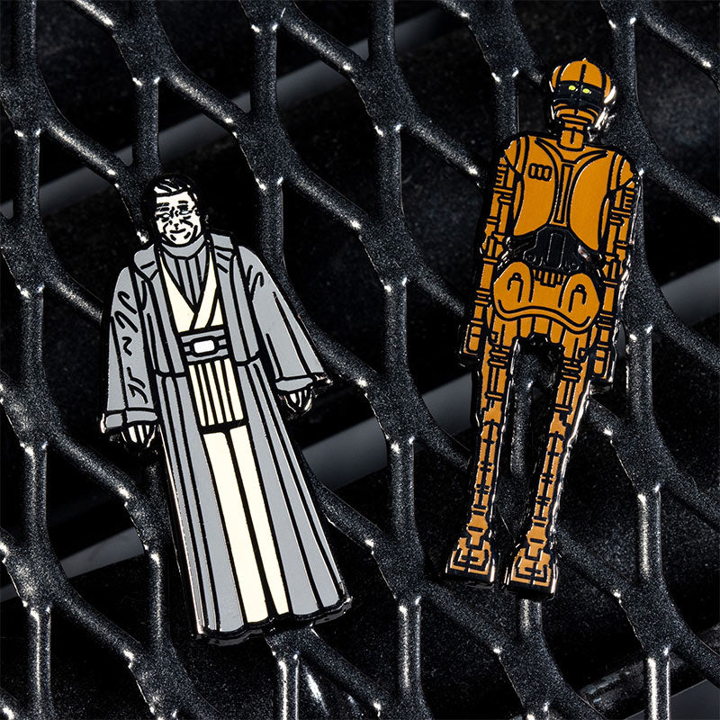 Pin-Set Star Wars 1.46 – Alter Anakin Skywalker und EV-9D9