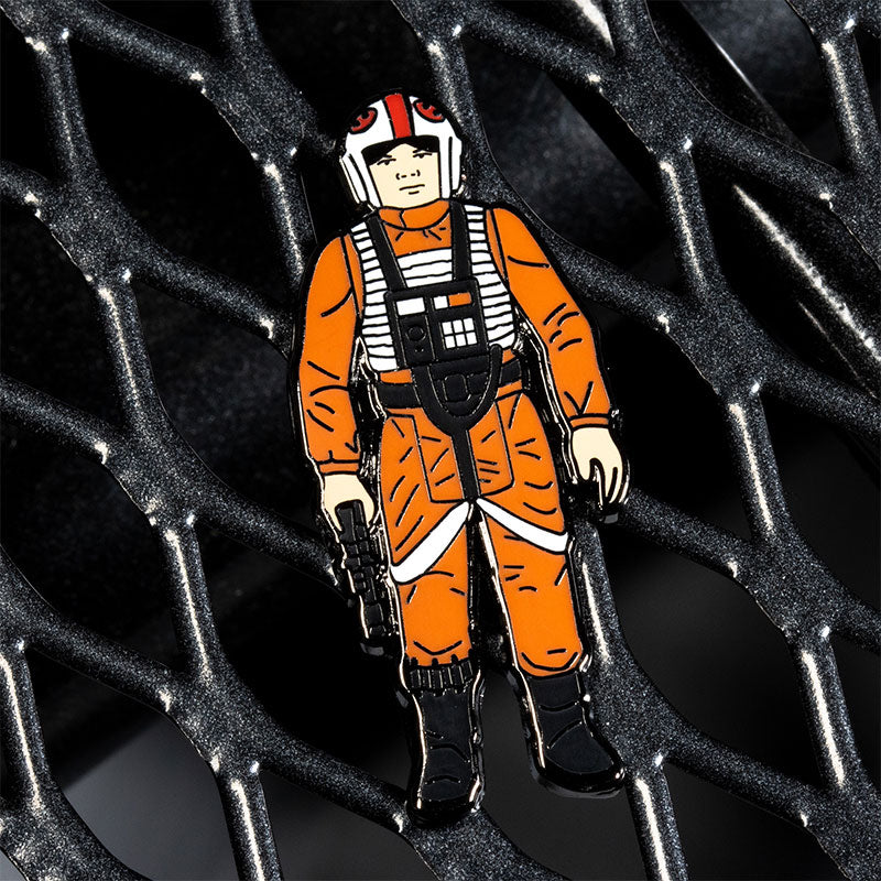 Pin's Star Wars Set 1.9 – Luke Skywalker: X-Wing-Pilot und R5 D4