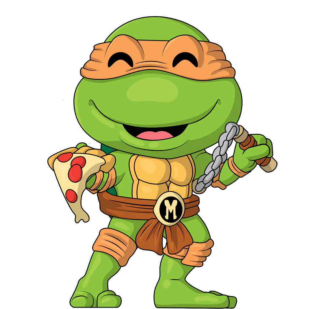 Michelangelo Youtooz Teenage Mutant Ninja Turtles Vinyl figurine Michaelangelo (Classic) 11 cm