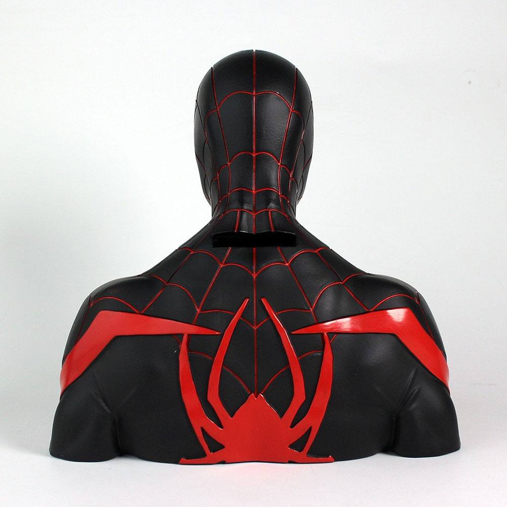 MARVEL - Sparschwein Blisterbox - Miles Morales Deluxe Büste 20 cm