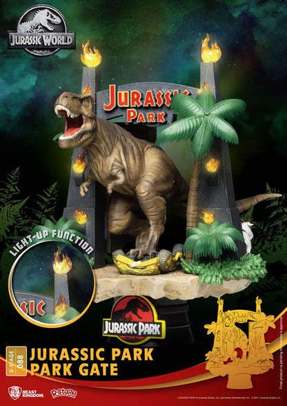 Diorama D-Stage Jurassic Park – Park Gate 