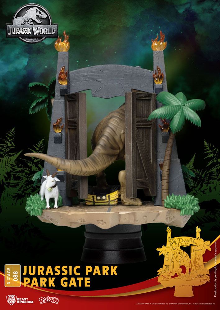 Diorama D-Stage Jurassic Park - Park Gate 