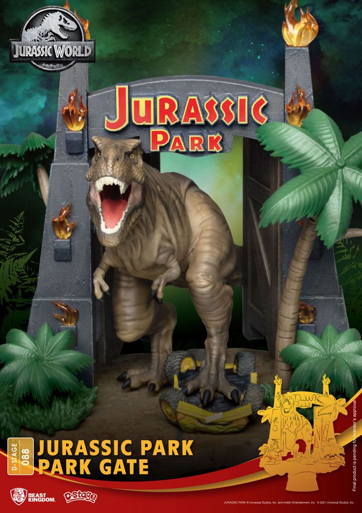 Diorama D-Stage Jurassic Park - Park Gate