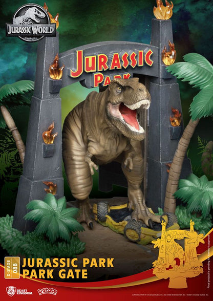 Diorama D-Stage Jurassic Park – Park Gate 