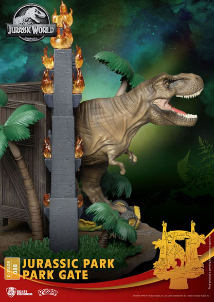 Diorama D-Stage Jurassic Park – Park Gate 