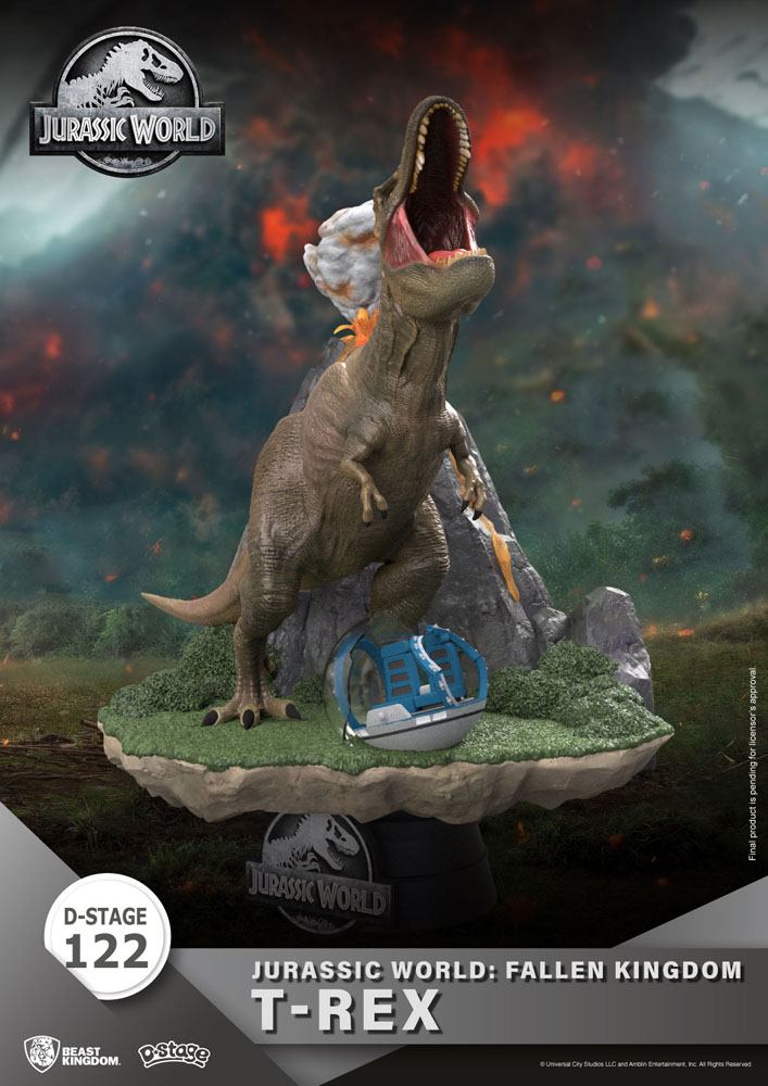 Diorama Jurassic World: Das gefallene Königreich – T-Rex 