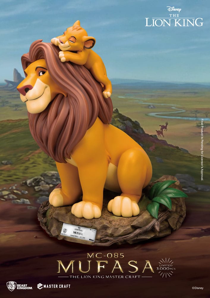 mc 085 the lion king master craft mufasa beast kingdom toys