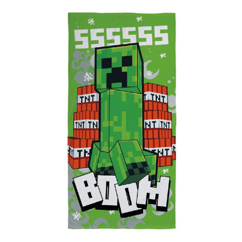 Minecraft Badetuch – Creeper Boom 