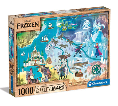 Puzzle Disney Story Maps - La Reine de Neiges