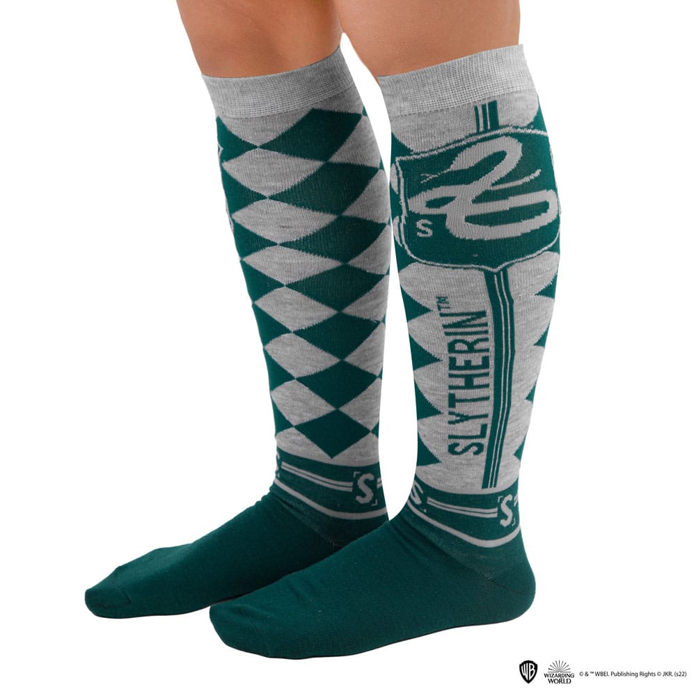 Packen Sie 3 Paar Harry-Potter-Socken – Slytherin 