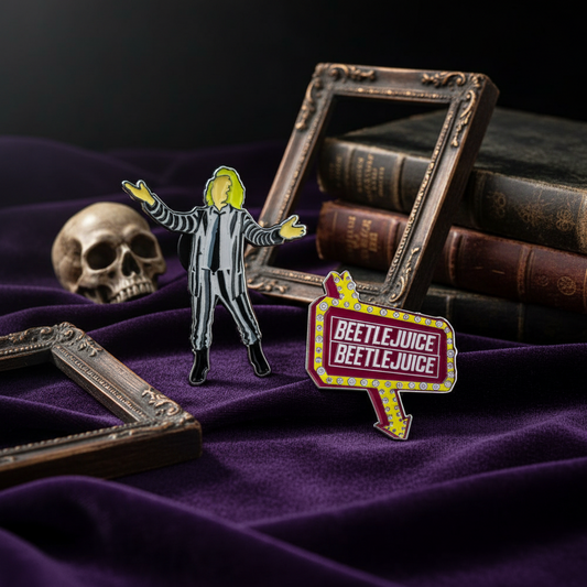Beetlejuice-Anstecknadel – Beetlejuice 2er-Pack
