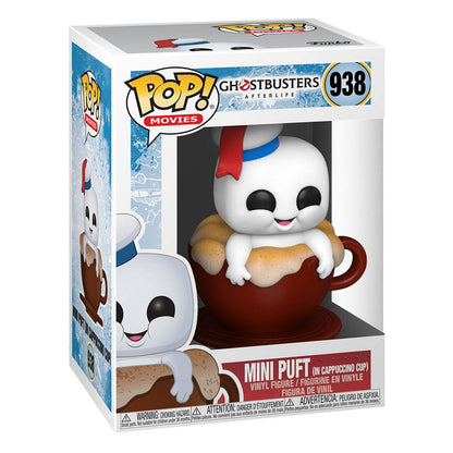 Mini Puft in a cup of cappuccino