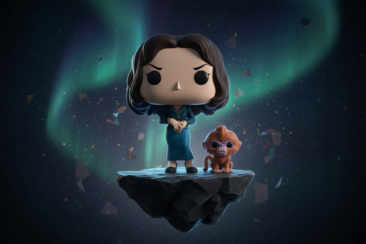 Frau. Schar mit Ozymandias 