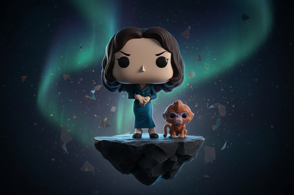 Frau. Schar mit Ozymandias 