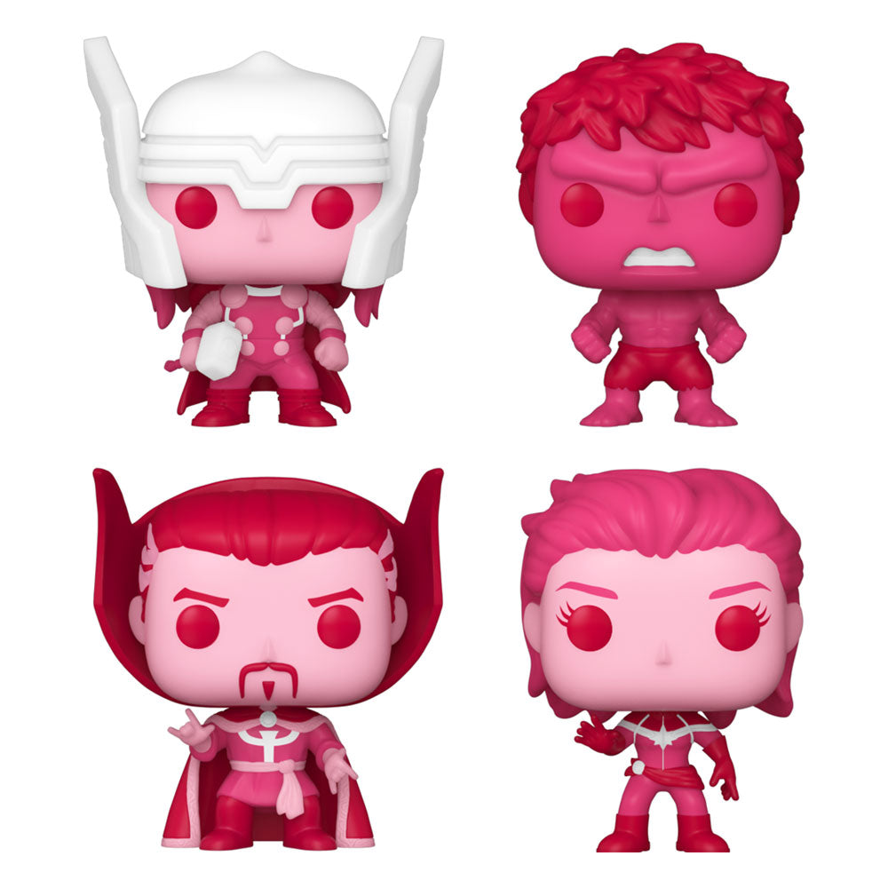 Pocket Pop! Marvel 4 Pack- Valentine's Day