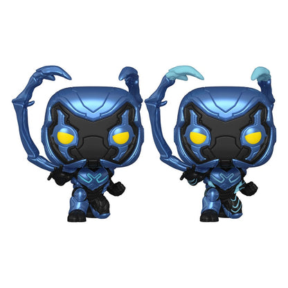 Blue Beetle Crouching