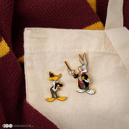 Pin’s Bugs Bunny et Daffy Duck à Poudlard