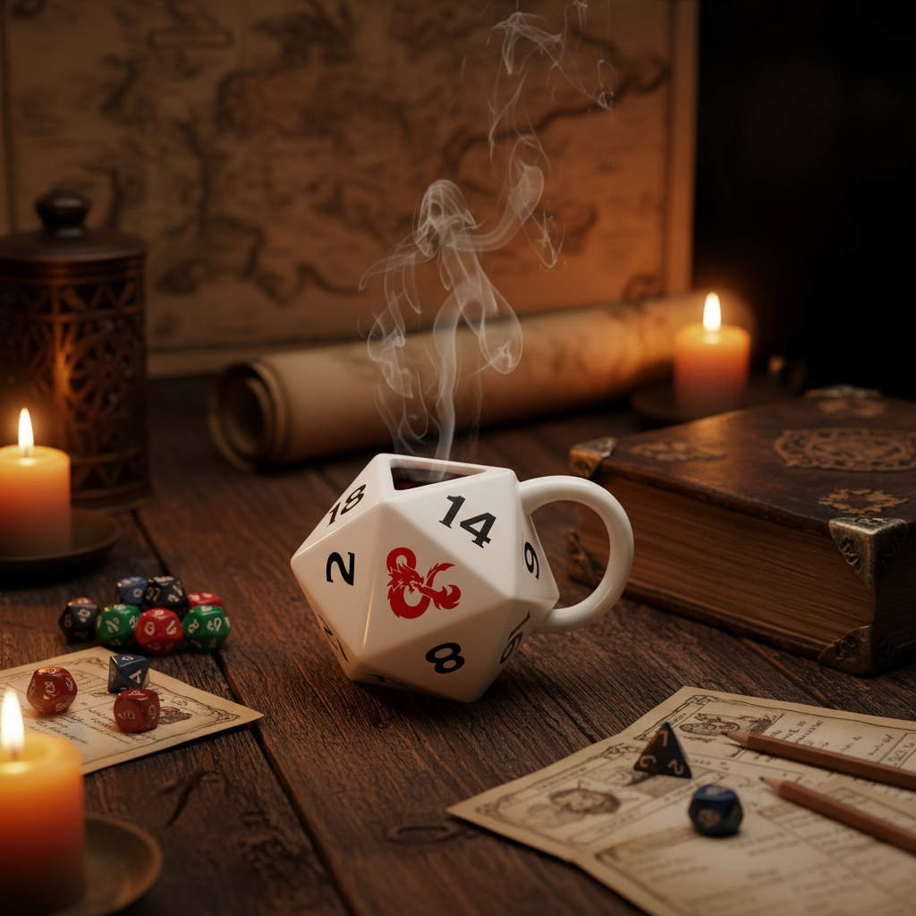 Dungeons and Dragons 3D-Tasse – Würfel 
