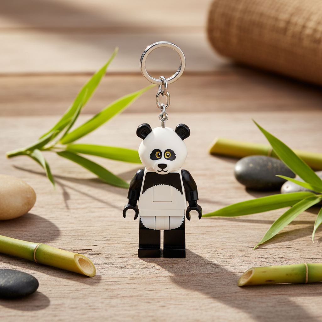 LEGO Leuchtender Schlüsselanhänger - Panda