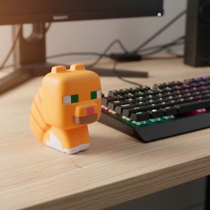 Mega Squishme Minecraft – Getigerte Katze