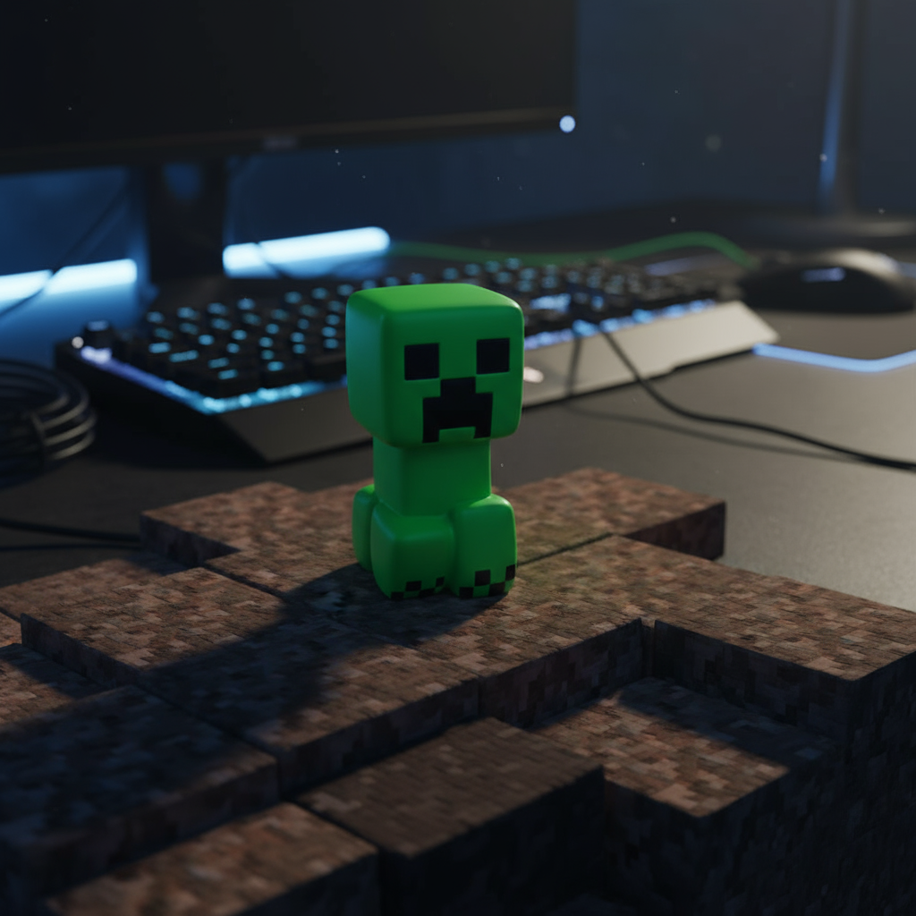 Anti-Stress-Mega-Squishme-Minecraft-Figur – Creeper 