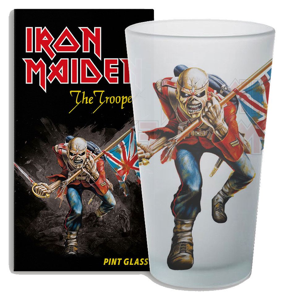 Verre Iron Maiden The Trooper