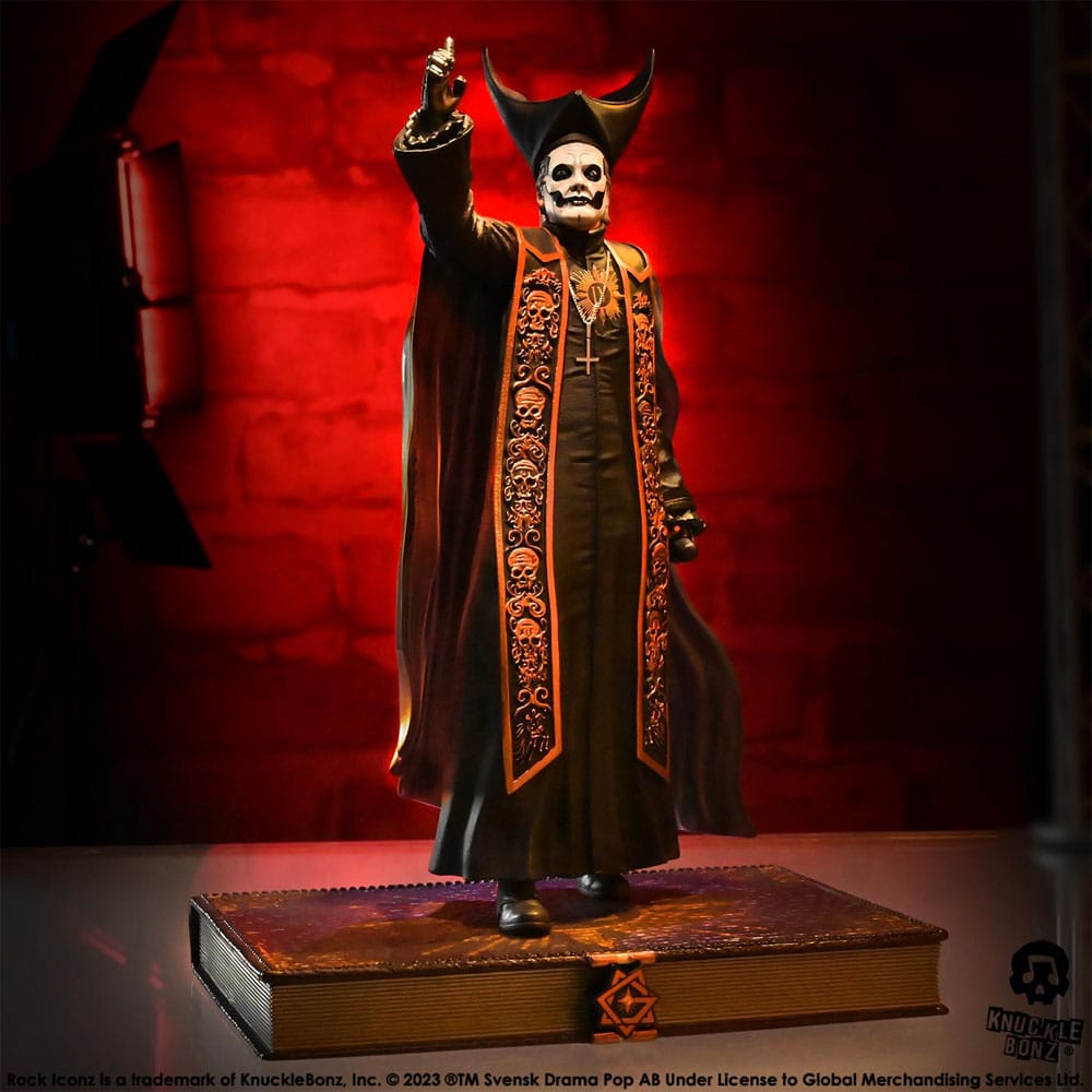 Papa Emeritus IV Statuette (Schwarze Roben) - Rock Iconz 