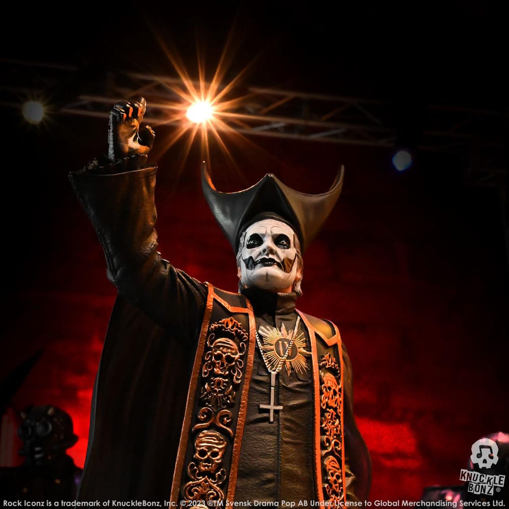 Papa Emeritus IV Statuette (Schwarze Roben) - Rock Iconz 