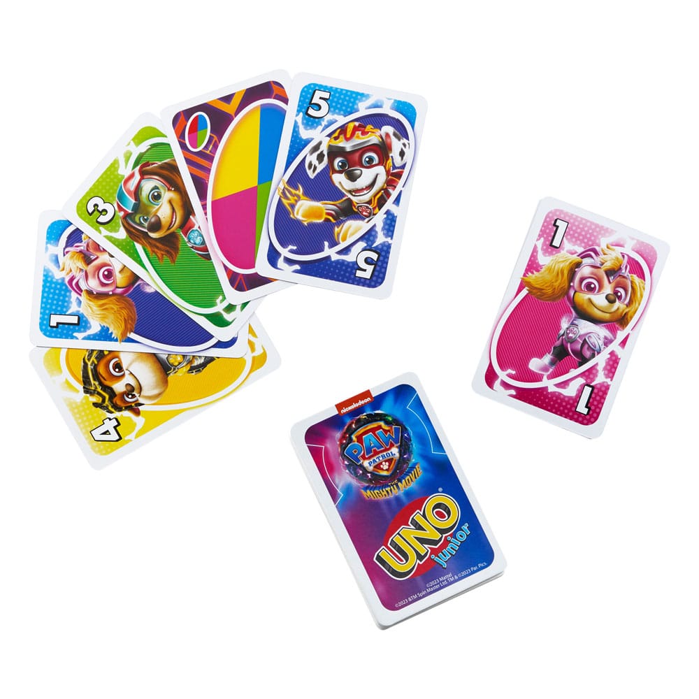 Jeu de cartes UNO Junior - Pat'Patrouille le Film