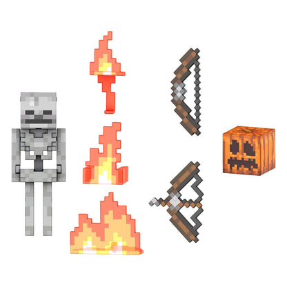 Minecraft-Figur – Skelett auf Diamant-Niveau