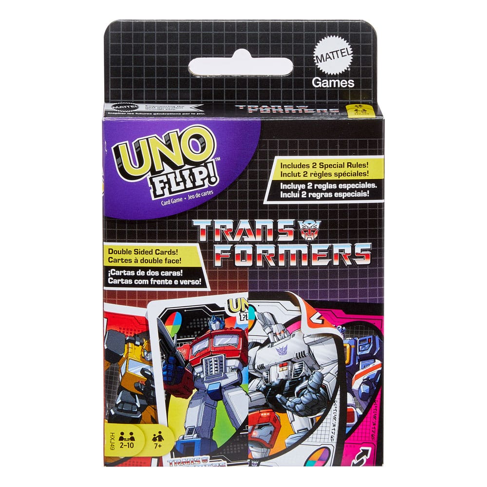 UNO-Flip-Card-Spiel! -Transformatoren 