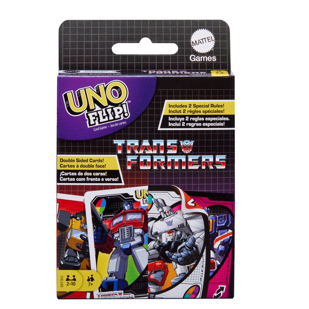 UNO-Flip-Card-Spiel! -Transformatoren 