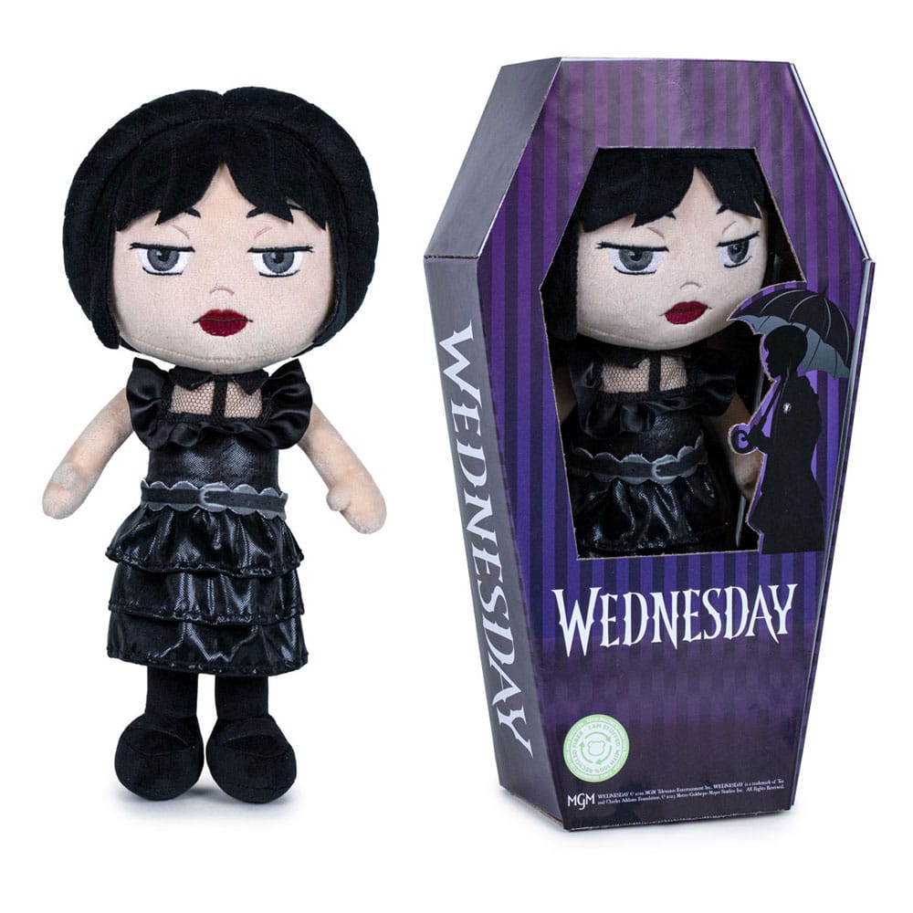 Wednesday Plush with Coffin 