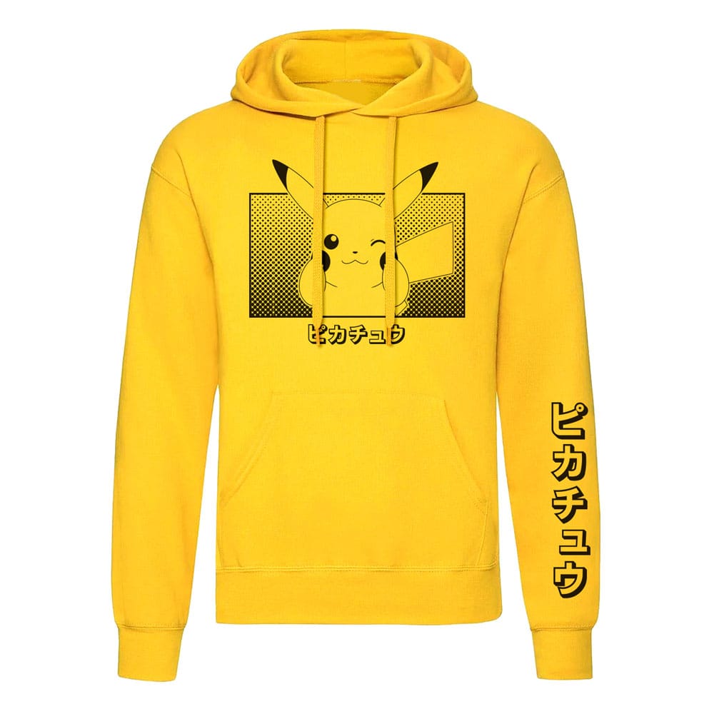 Sweater à capuche Pikachu Katakana