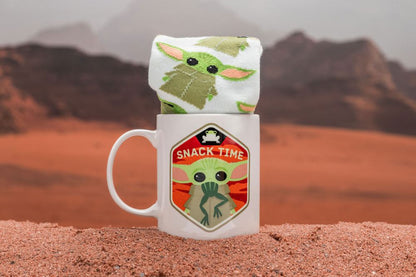 Das Mandalorian-Becher- und Socken-Set 