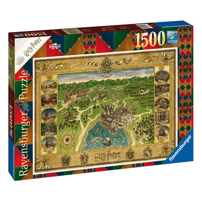 Puzzle Harry Potter - Carte de Poudlard