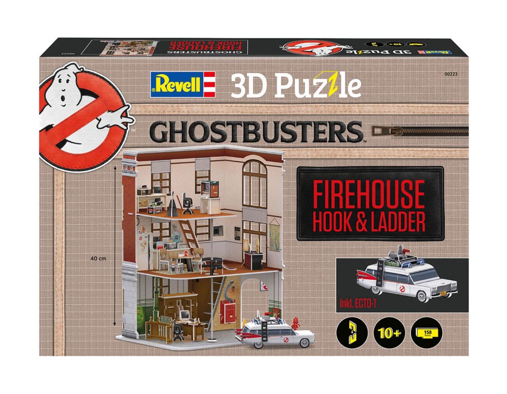 Ghostbusters 3D-Puzzle – Feuerwehrhaken und Leiter 